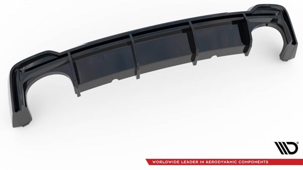 Maxton Rear Valance Audi RS6 C8 / RS7 C8 - Gloss Black