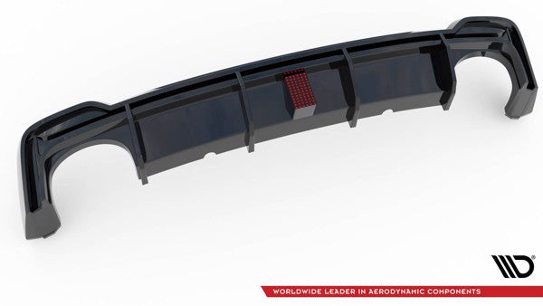 Maxton Rear Valance Audi RS6 C8 / RS7 C8 - Gloss Black