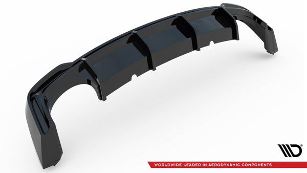 Maxton Rear Valance Audi RS6 C8 / RS7 C8 - Gloss Black