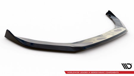 Maxton Front Splitter V.2 Porsche Panamera E-Hybrid 971 - Gloss Black