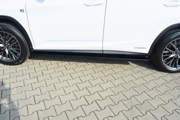 Maxton Side Skirts Diffusers Lexus Rx Mk4 - Gloss Black