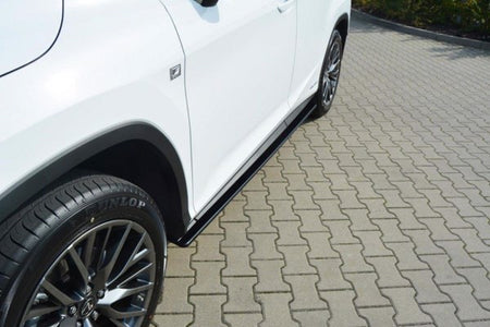 Maxton Side Skirts Diffusers Lexus Rx Mk4 - Gloss Black