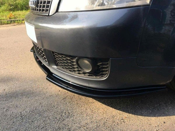 Maxton Front Splitter V.2 Audi A4 S-Line B6 - Gloss Black