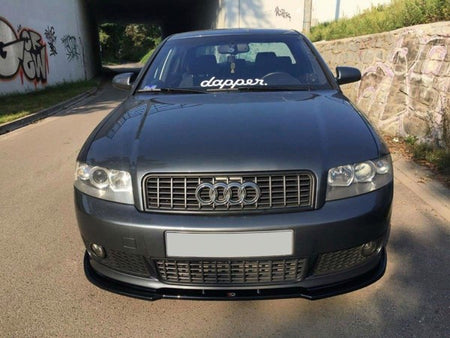 Maxton Front Splitter V.2 Audi A4 S-Line B6 - Gloss Black