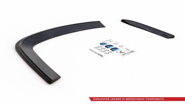 Maxton Rear Side Splitters Volkswagen Jetta Mk6 Sedan Preface - Gloss Black