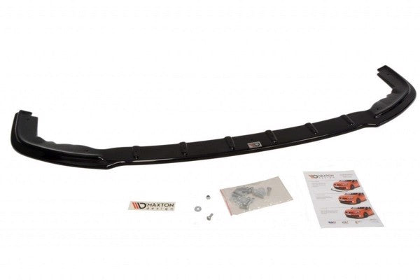 Maxton Front Splitter Honda Civic Mk6 Ej9 - Gloss Black