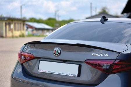 Maxton Spoiler Extension Alfa Romeo Giulia Veloce - Gloss Black