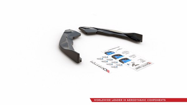 Maxton Rear Side Splitters Toyota Corolla Xii Hatchback - Gloss Black