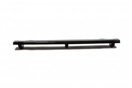 Maxton Central Rear Splitter VW Golf VIi R (With Vertical Bars) - Gloss Black