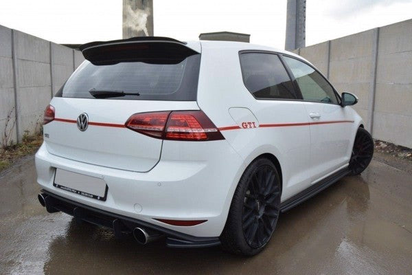 Maxton Rear Side Splitters VW Golf VIi Gti - Gloss Black