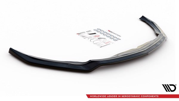 Maxton Front Splitter V.1 Mercedes-Amg Cla 45 Aero C118 - Gloss Black