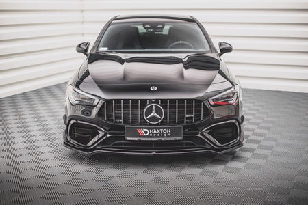 Maxton Front Splitter V.1 Mercedes-Amg Cla 45 Aero C118 - Gloss Black