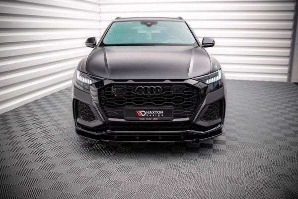 Maxton Front Splitter V.1 Audi RSQ8 Mk1 - Gloss Black