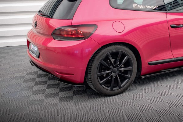 Maxton Rear Side Splitters Volkswagen Scirocco Mk3 - Gloss Black