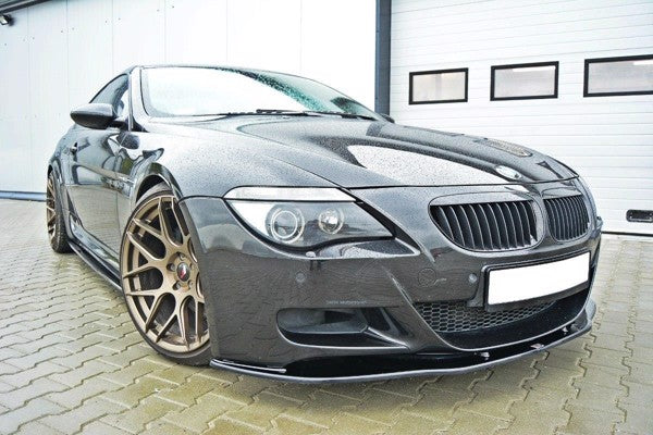 Maxton Front Splitter V.2 BMW M6 E63 - Gloss Black