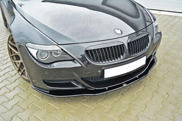 Maxton Front Splitter V.2 BMW M6 E63 - Gloss Black