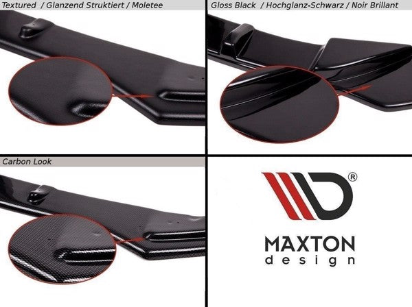 Maxton Front Splitter Audi TT 8N - Gloss Black