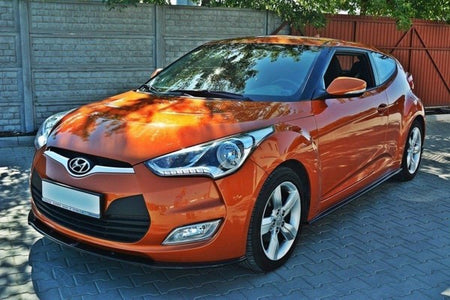 Maxton Front Splitter Hyundai Veloster - Gloss Black