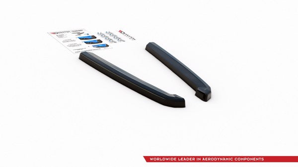 Maxton Rear Side Splitters Audi S7 C8 - Gloss Black