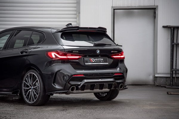 Maxton Rear Valance V.1 For BMW 1 F40 M-Pack/ M135I - Gloss Black