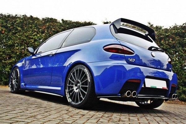 Maxton Rear Side Splitters Alfa Romeo 147 Gta - Gloss Black