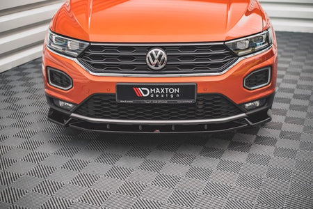 Maxton Front Splitter V.2 Volkswagen T-Roc Mk1 - Gloss Black
