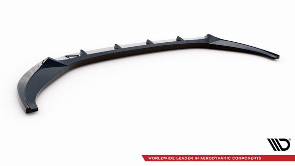 Maxton Front Splitter V.2 Audi A6 C8 - Gloss Black