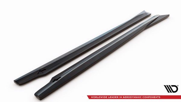 Maxton Side Skirts Diffusers V.1 Tesla Model Y - Gloss Black