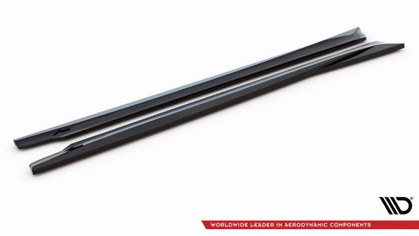 Maxton Side Skirts Diffusers V.1 Tesla Model Y - Gloss Black