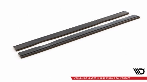 Maxton Side Skirts Diffusers Renault Clio Mk3 RS - Gloss Black