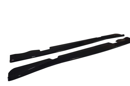 Maxton Side Skirts Diffusers Chevrolet Corvette C7 - Gloss Black
