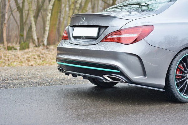 Maxton Rear Valance Mercedes-Benz Cla C117 Amg-Line Facelift - Gloss Black