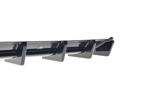 Maxton Rear Valance Audi RS4 B9 Avant - Gloss Black