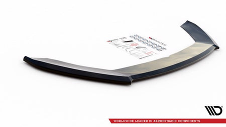 Maxton Front Splitter V.4 Seat Leon Cupra / Fr Mk3 Fl - Gloss Black