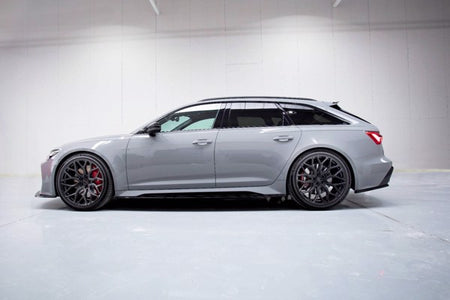 Maxton Side Skirts Diffusers V.2 Audi RS6 C8 / RS7 C8 - Gloss Black