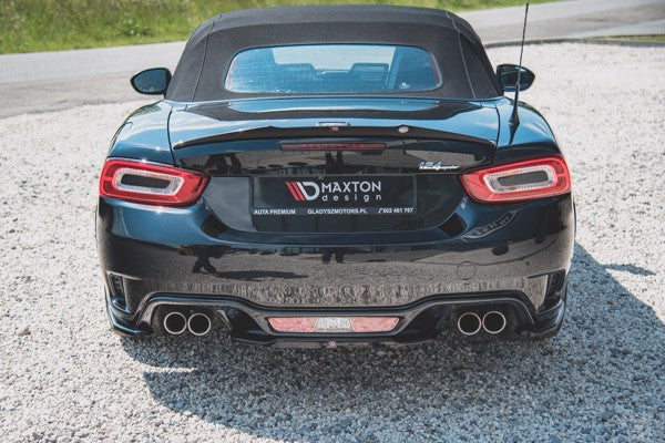 Maxton Spoiler Cap Fiat 124 Spider Abarth - Gloss Black