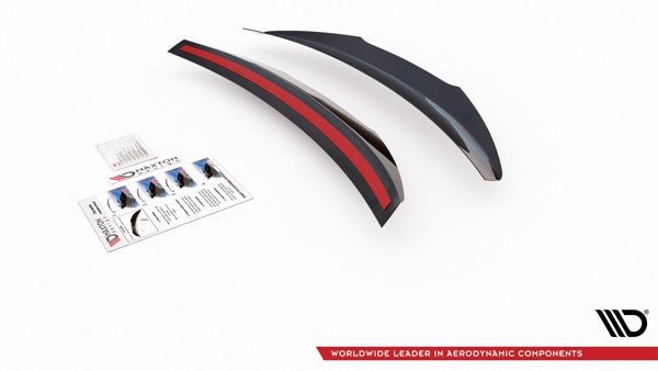 Maxton Spoiler Cap Fiat 124 Spider Abarth - Gloss Black