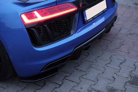 Maxton Rear Side Splitters Audi R8 Mk.2 - Gloss Black