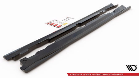 Maxton Side Skirts Diffusers Mercedes-Amg Gt 53 4-Door Coupe - Gloss Black