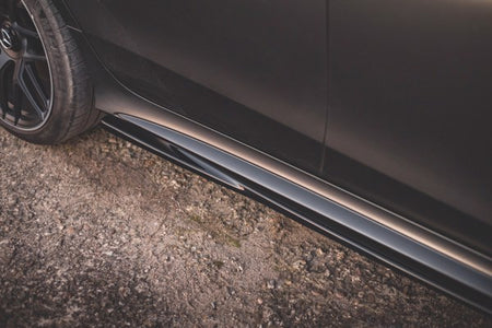 Maxton Side Skirts Diffusers Mercedes-Amg Gt 53 4-Door Coupe - Gloss Black