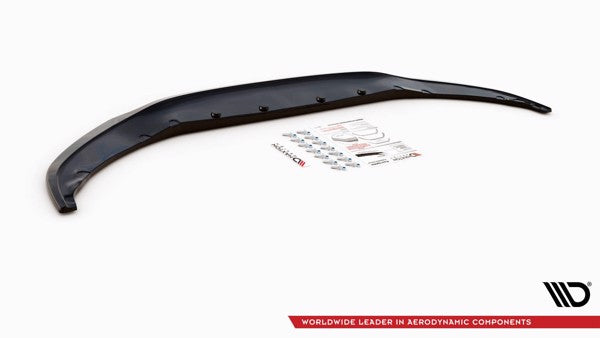 Maxton Front Splitter V.1 For BMW 7 M-Pack G11 - Gloss Black