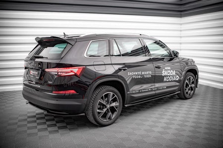 Maxton Side Skirts Diffusers Skoda Kodiaq Mk1 Facelift - Gloss Black
