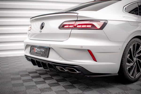 Maxton Rear Side Splitters Volkswagen Arteon R - Gloss Black