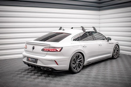 Maxton Rear Side Splitters Volkswagen Arteon R - Gloss Black