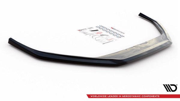 Maxton Front Splitter V.2 Peugeot 508 Gt Mk1 Facelift - Gloss Black