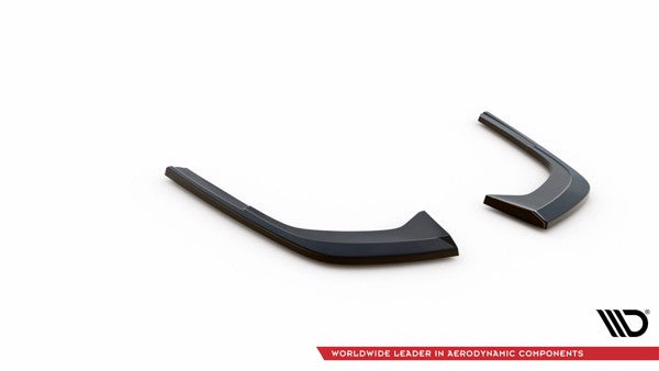 Maxton Rear Side Splitters Audi A4 B9 Facelift - Gloss Black