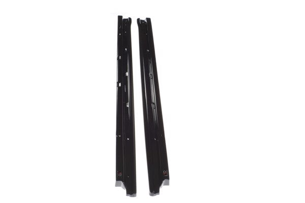 Maxton Side Skirts Diffusers Fiat 500 Hatchback Preface - Gloss Black