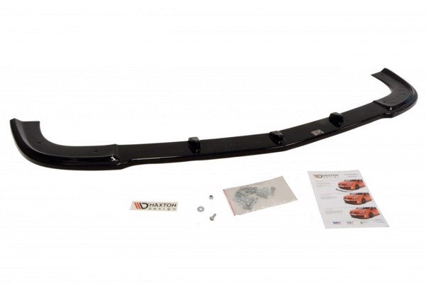 Maxton Front Splitter Mercedes C-Class C219 - W204 Amg Look - Gloss Black