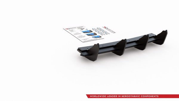 Maxton Racing Durability Rear Diffuser V.1 VW Golf 7 Gti - Black