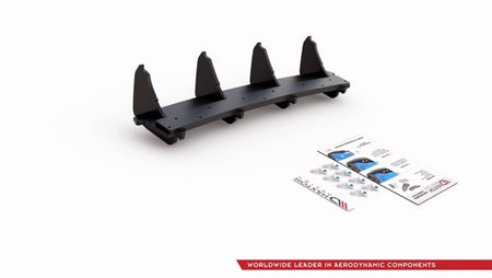 Maxton Racing Durability Rear Diffuser V.1 VW Golf 7 Gti - Black